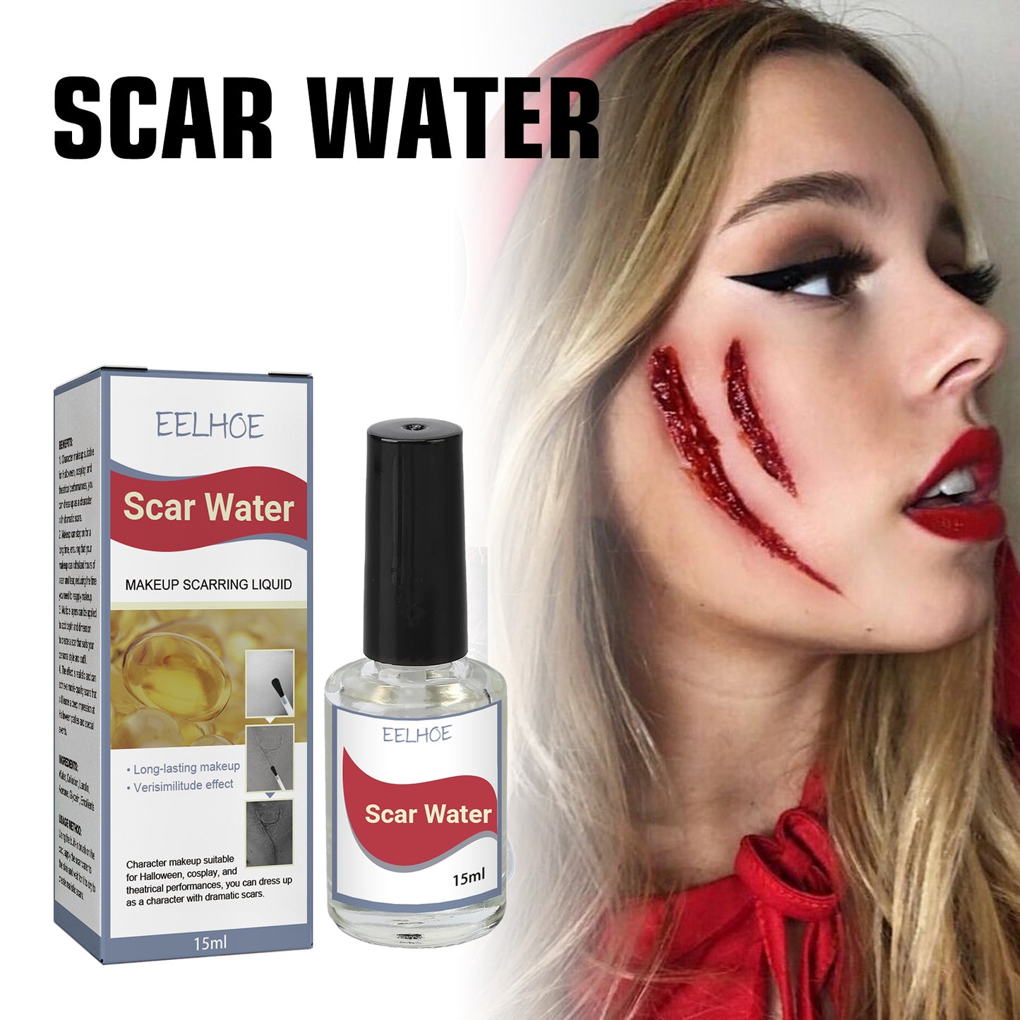 π©Έ Realistic Scar Liquid β Movie-Quality Special Effects Makeup for Halloween & Cosplay