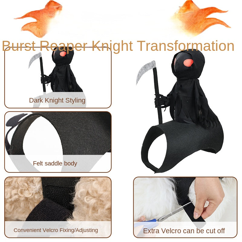 πΎ Black Pet Costume β Adjustable Halloween & Party Outfit for Dogs & Cats
