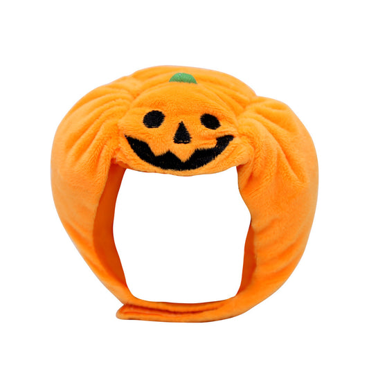 🎃 Halloween Pumpkin Pet Hat – Adjustable Costume for Cats & Dogs