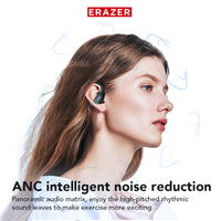 ERAZER XT80 Wireless Bluetooth Earphones - High-Quality Stereo Sound with Noise Reduction and Ergonomic Design for Sports