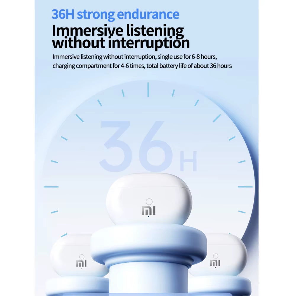 Xiaomi D68 Wireless Earbuds - Premium Bluetooth Earphones with Noise Reduction and HiFi Stereo Sound