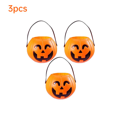 🎃 Halloween Pumpkin Treat Bucket – Jack O’ Lantern Candy Pail for Kids & Party Decor