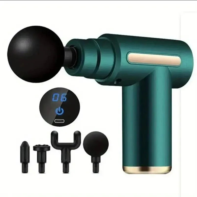 Mini Muscle Massage Gun: Portable Deep Tissue Percussion Massager for Full Body Relaxation