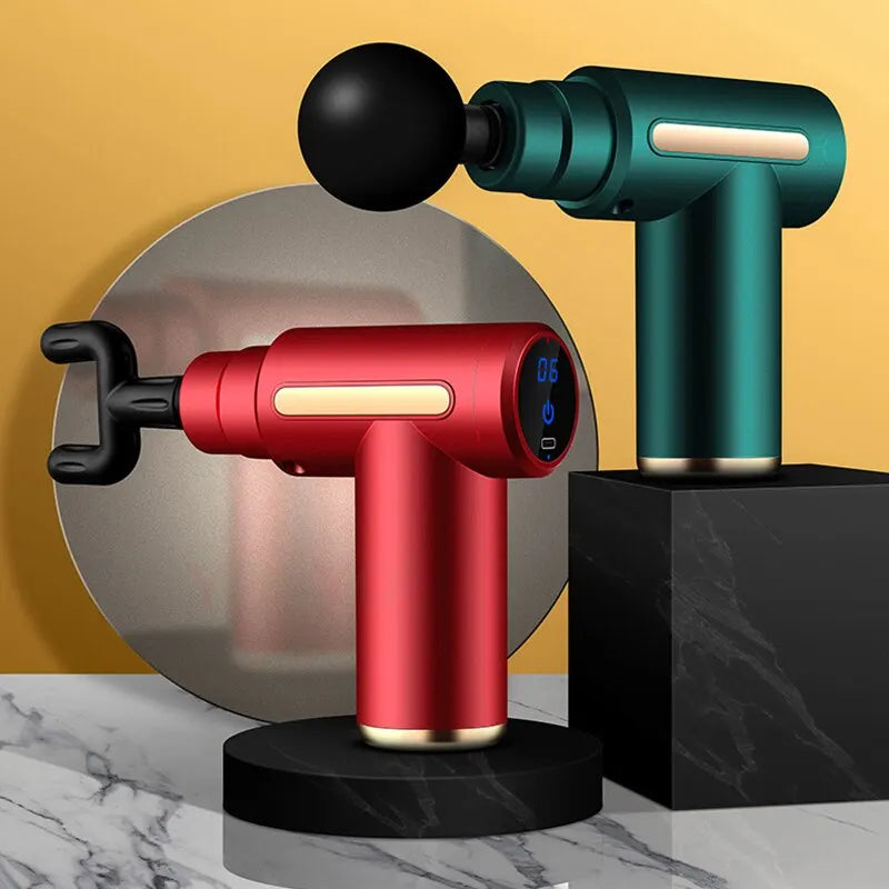 Mini Muscle Massage Gun: Portable Deep Tissue Percussion Massager for Full Body Relaxation