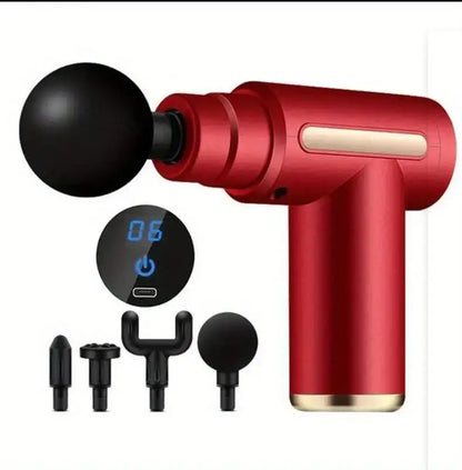 Mini Muscle Massage Gun: Portable Deep Tissue Percussion Massager for Full Body Relaxation
