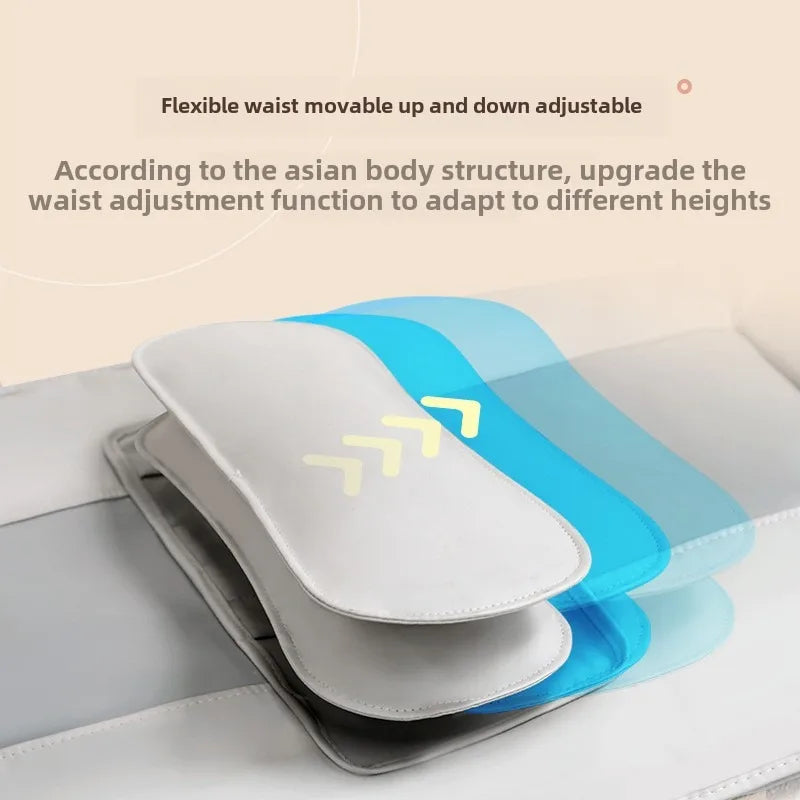 Full Body Massage Mat Mattress Electric Airbag Traction Lumbar Heated Kneading Neck Massager Vibration with Remote Controlle