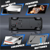 Experience Thrilling Adventures with the 1:24 Pickup Remote Control Car - 4WD Off-Road RC Truck Toy with LED Lights - Perfect Birthday Gift for Boys and Kids!