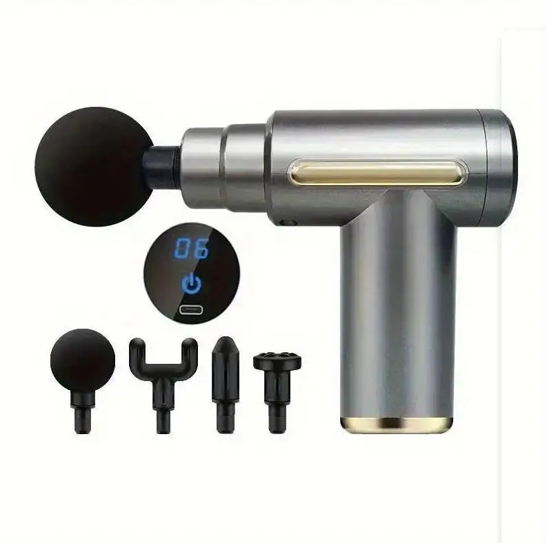 Mini Muscle Massage Gun: Portable Deep Tissue Percussion Massager for Full Body Relaxation