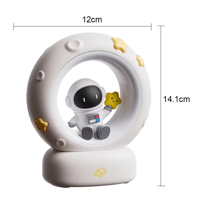 Cuddle Up with the LED Panda Astronaut Night Light - A Magical Bedside Companion for Children