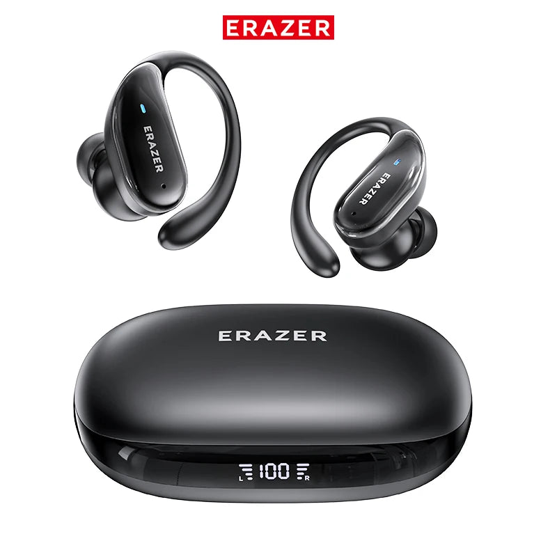 ERAZER XT80 Wireless Bluetooth Earphones - High-Quality Stereo Sound with Noise Reduction and Ergonomic Design for Sports