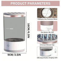 Revolutionize Your Makeup Routine with the Automatic Electric Brush Cleaner - Fast, Efficient & Gentle Drying!