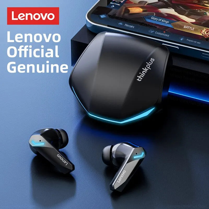 Lenovo GM2 Pro Wireless Bluetooth 5.3 Earphones - Ultimate Sports Headset with Active Noise Cancelling and Low Latency for Gaming