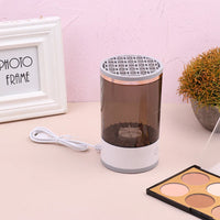 Revolutionize Your Makeup Routine with the Automatic Electric Brush Cleaner - Fast, Efficient & Gentle Drying!