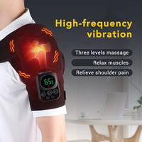 Advanced Electric Heating Shoulder and Knee Massager with App Control and Vibration Therapy for Joint Pain Relief